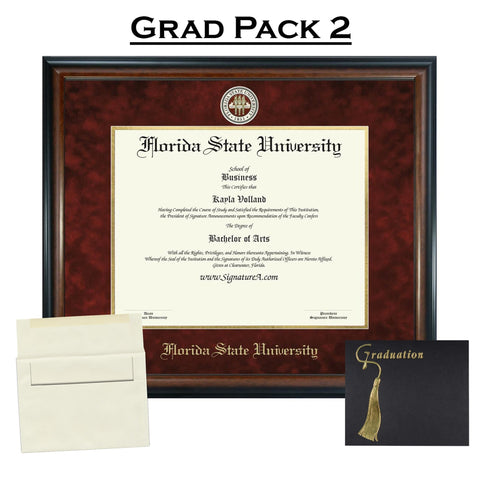 Florida State University Graduation Announcement (Framed Style) Not ready