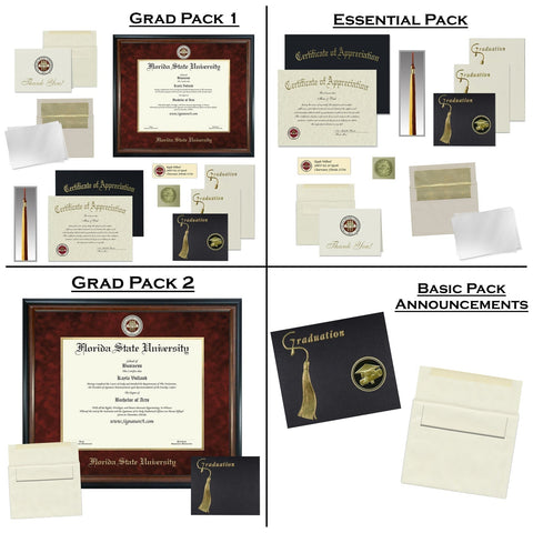 Florida State University Graduation Announcement (Framed Style) Not ready