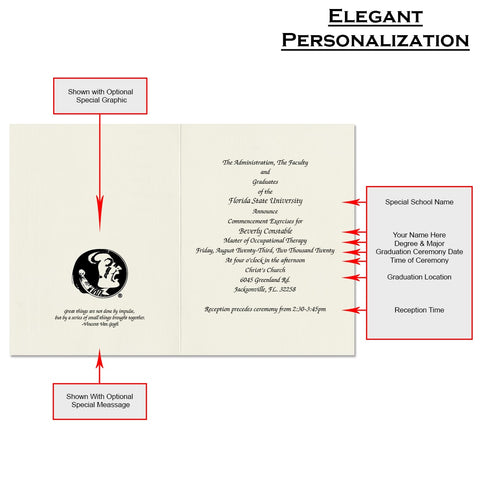 Florida State University Announcement (Elegant Style)