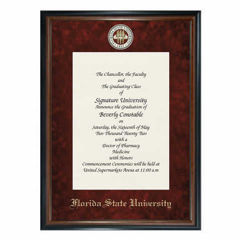 Florida State University Graduation Announcement (Framed Style) Not ready
