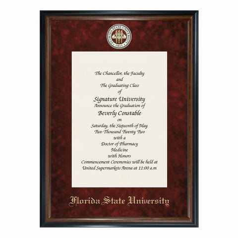 Florida State University Graduation Announcement (Framed Style) Not ready
