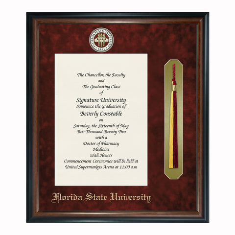Florida State University Graduation Announcement (Framed Style) Not ready